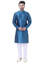 Load image into Gallery viewer, Brocade Silk - Premium Kurta Pyjama - Just $ 75! Shop now at Dapper Ethnic
