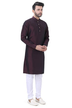 Load image into Gallery viewer, Brocade Silk - Premium Kurta Pyjama - Just $ 75! Shop now at Dapper Ethnic
