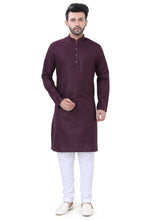 Load image into Gallery viewer, Brocade Silk - Premium Kurta Pyjama - Just $ 75! Shop now at Dapper Ethnic
