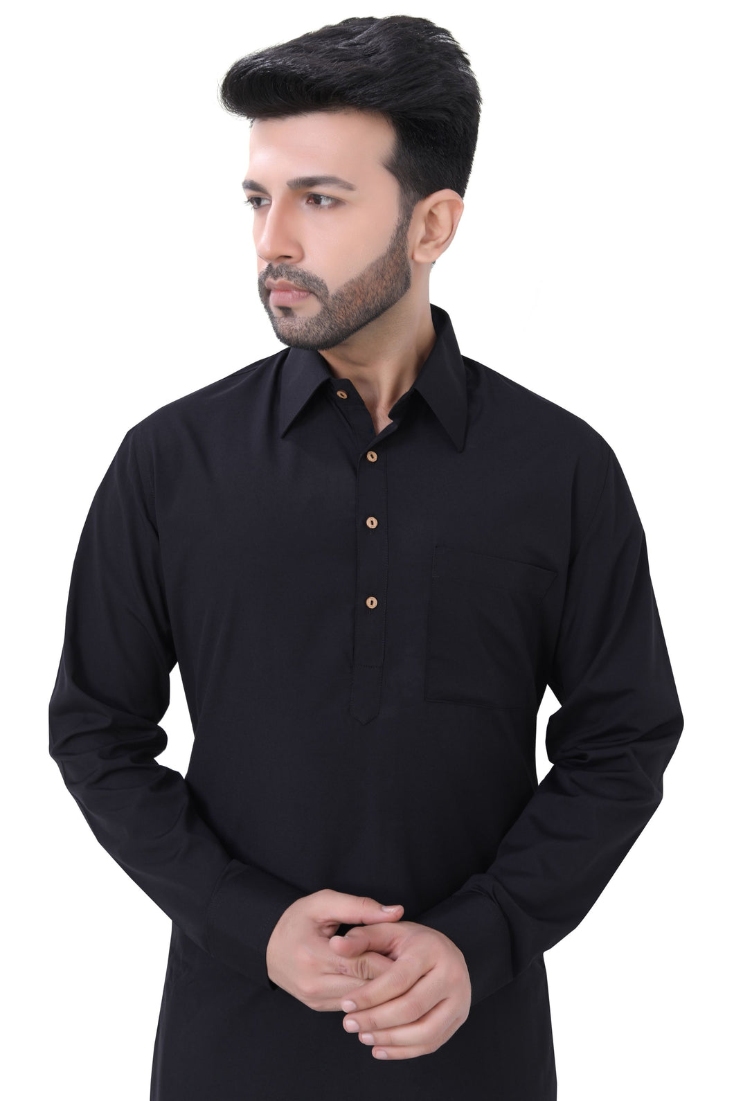 Brocade Silk - Premium Kurta Pyjama - Just $ 75! Shop now at Dapper Ethnic