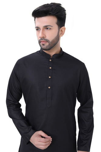 Brocade Silk - Premium Kurta Pyjama - Just $ 75! Shop now at Dapper Ethnic