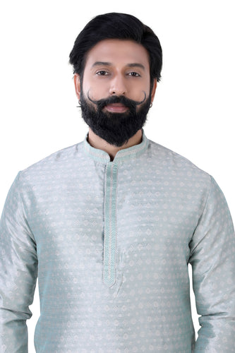 Brocade Silk - Premium Kurta Pyjama - Just $ 75! Shop now at Dapper Ethnic