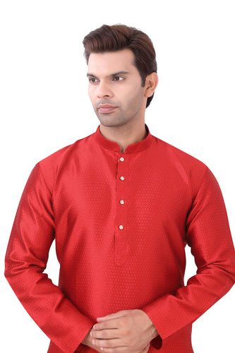 Brocade Silk - Premium Kurta Pyjama - Just $ 75! Shop now at Dapper Ethnic