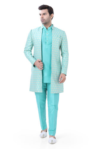 Brocade Silk - Premium Kurta Pyjama - Just $ 75! Shop now at Dapper Ethnic