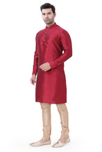 Load image into Gallery viewer, Brocade Silk - Premium Kurta Pyjama - Just $ 75! Shop now at Dapper Ethnic
