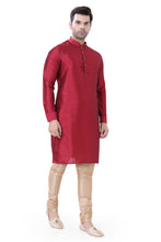 Load image into Gallery viewer, Brocade Silk - Premium Kurta Pyjama - Just $ 75! Shop now at Dapper Ethnic
