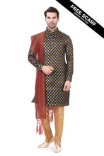 Load image into Gallery viewer, Brocade Silk - Premium Kurta Pyjama - Just $ 75! Shop now at Dapper Ethnic
