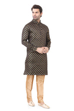 Load image into Gallery viewer, Brocade Silk - Premium Kurta Pyjama - Just $ 75! Shop now at Dapper Ethnic
