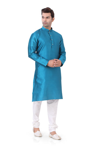 Brocade Silk - Premium Kurta Pyjama - Just $ 75! Shop now at Dapper Ethnic