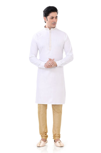 Brocade Silk - Premium Kurta Pyjama - Just $ 75! Shop now at Dapper Ethnic