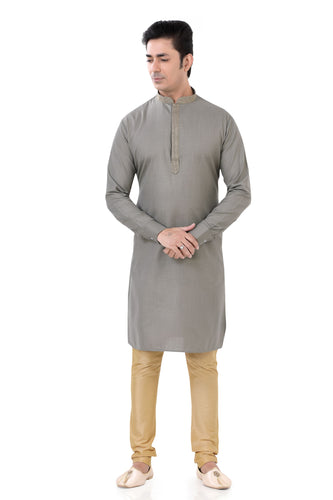 Brocade Silk - Premium Kurta Pyjama - Just $ 75! Shop now at Dapper Ethnic