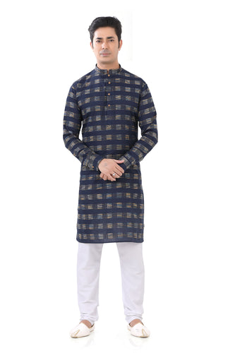 Brocade Silk - Premium Kurta Pyjama - Just $ 75! Shop now at Dapper Ethnic