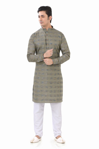 Brocade Silk - Premium Kurta Pyjama - Just $ 75! Shop now at Dapper Ethnic