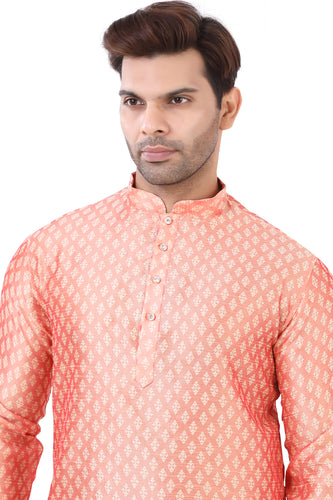 Brocade Silk - Premium Kurta Pyjama - Just $ 75! Shop now at Dapper Ethnic