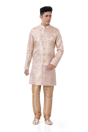 Brocade Silk - Premium Kurta Pyjama - Just $ 75! Shop now at Dapper Ethnic