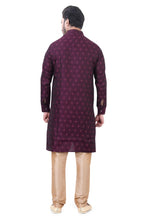 Load image into Gallery viewer, Brocade Silk - Premium Kurta Pyjama - Just $ 75! Shop now at Dapper Ethnic
