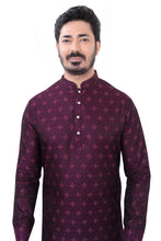 Load image into Gallery viewer, Brocade Silk - Premium Kurta Pyjama - Just $ 75! Shop now at Dapper Ethnic
