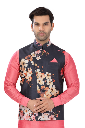 Brocade Silk - Premium Kurta Pyjama - Just $ 75! Shop now at Dapper Ethnic