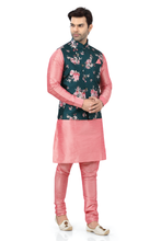 Load image into Gallery viewer, Brocade Silk - Premium Kurta Pyjama - Just $ 75! Shop now at Dapper Ethnic
