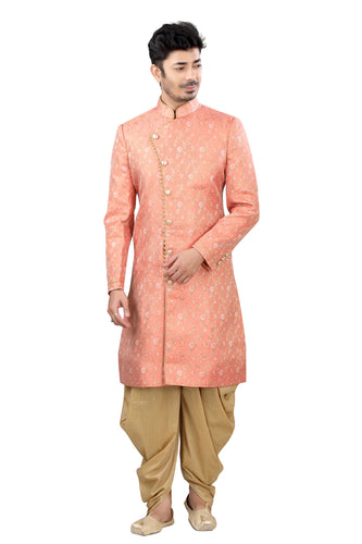 Brocade Silk - Premium Kurta Pyjama - Just $ 75! Shop now at Dapper Ethnic