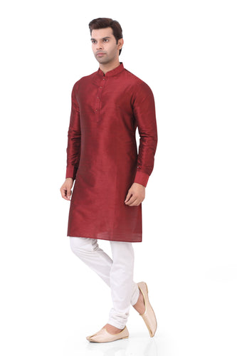 Brocade Silk - Premium Kurta Pyjama - Just $ 75! Shop now at Dapper Ethnic