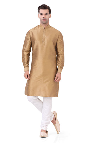 Brocade Silk - Premium Kurta Pyjama - Just $ 75! Shop now at Dapper Ethnic