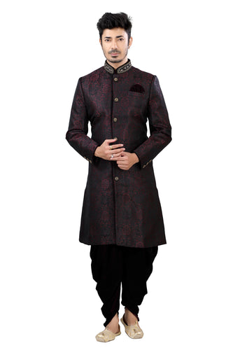 Brocade Silk - Premium Kurta Pyjama - Just $ 75! Shop now at Dapper Ethnic