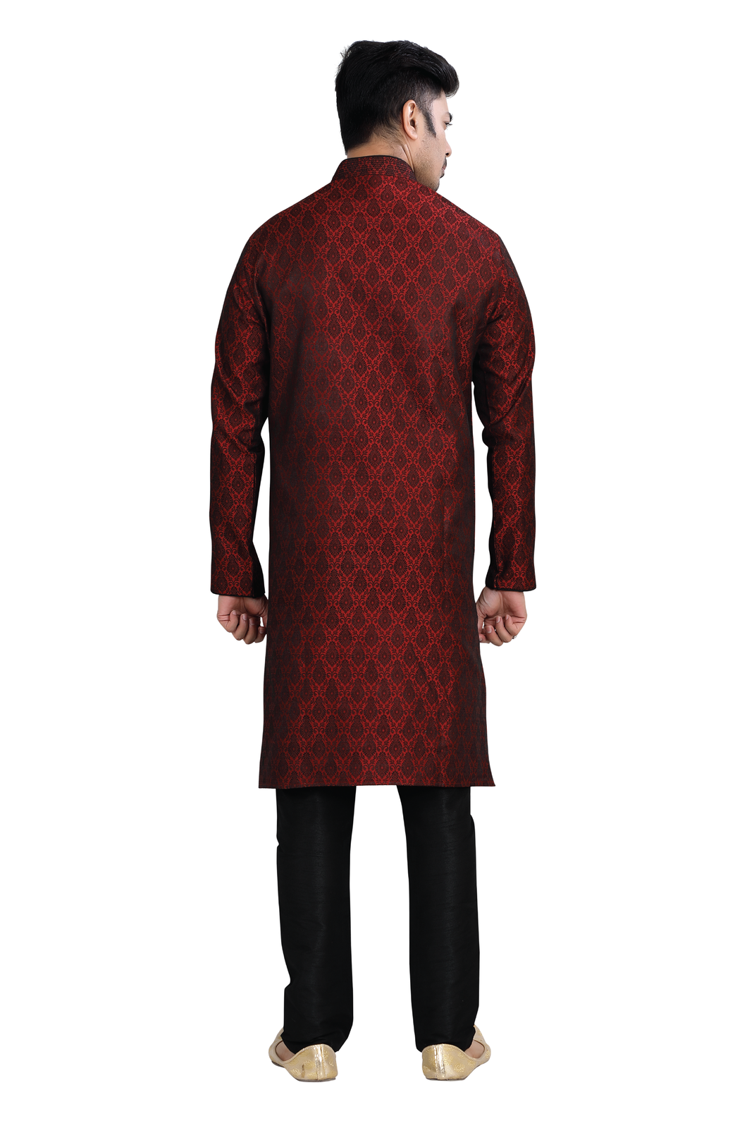 Brocade Silk - Premium Kurta Pyjama - Just $ 75! Shop now at Dapper Ethnic