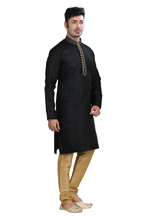 Load image into Gallery viewer, Brocade Silk - Premium Kurta Pyjama - Just $ 75! Shop now at Dapper Ethnic
