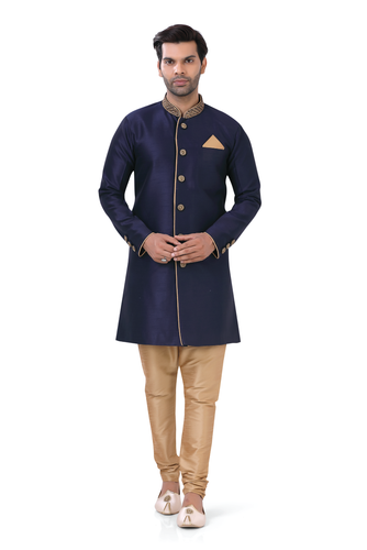 Brocade Silk - Premium Kurta Pyjama - Just $ 75! Shop now at Dapper Ethnic